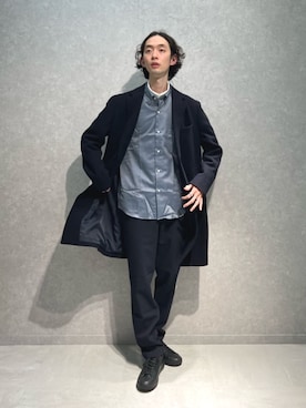 「green label relaxing（グリーンレーベルリラクシング）のアイテム（その他アウター）」を使った、green label relaxingさん（メンズ・178cm）の冬コーディネート