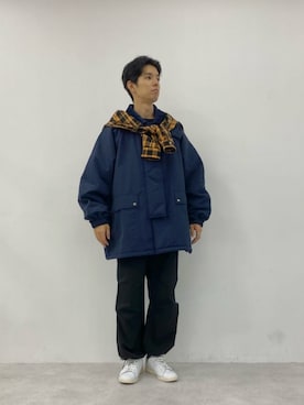 「green label relaxing（グリーンレーベルリラクシング）のアイテム（その他アウター）」を使った、green label relaxingさん（メンズ・178cm）の冬コーディネート