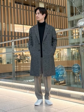 「green label relaxing（グリーンレーベルリラクシング）のアイテム（その他アウター）」を使った、green label relaxingさん（メンズ・169cm）の冬コーディネート