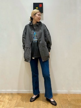 「green label relaxing（グリーンレーベルリラクシング）のアイテム（ブルゾン）」を使った、green label relaxingさん（レディース・167cm）の春コーディネート