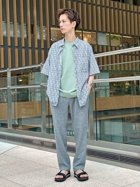 green label relaxingさん（メンズ・169cm）の夏コーディネート
