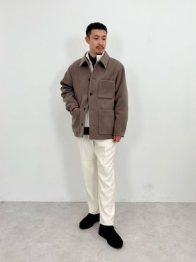 「green label relaxing（グリーンレーベルリラクシング）のアイテム（ブルゾン）」を使った、green label relaxingさん（メンズ・174cm）の秋コーディネート