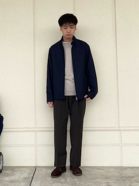 「green label relaxing（グリーンレーベルリラクシング）のアイテム（その他アウター）」を使った、green label relaxingさん（メンズ・168cm）の冬コーディネート