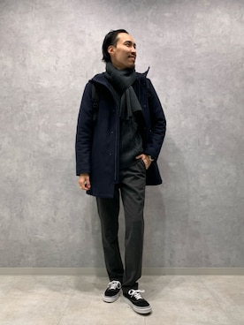 「green label relaxing（グリーンレーベルリラクシング）のアイテム（その他アウター）」を使った、green label relaxingさん（メンズ・175cm）の冬コーディネート