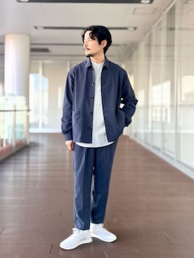 「green label relaxing（グリーンレーベルリラクシング）のアイテム（ブルゾン）」を使った、green label relaxingさん（メンズ・168cm）の春コーディネート