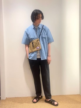 「green label relaxing（グリーンレーベルリラクシング）のアイテム」を使った、green label relaxingさん（メンズ・185cm）の夏コーディネート