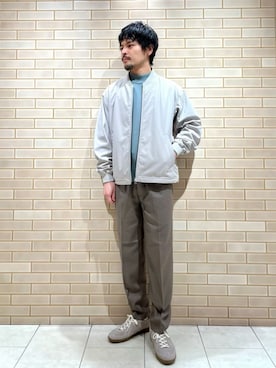 「green label relaxing（グリーンレーベルリラクシング）のアイテム（ブルゾン）」を使った、green label relaxingさん（メンズ・168cm）の春コーディネート
