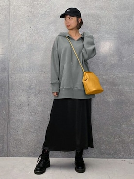 「STYLE DELI（スタイルデリ）のアイテム（スウェット）」を使った、STYELEDELIさん（レディース・157cm）の秋コーディネート