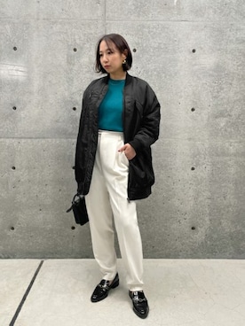 「STYLE DELI（スタイルデリ）のアイテム（ジャケット/アウター）」を使った、STYELEDELIさん（レディース・156cm）の秋コーディネート