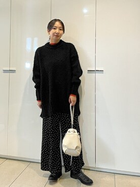 「STYLE DELI（スタイルデリ）のアイテム（ニット/セーター）」を使った、STYELEDELIさん（レディース・156cm）の秋コーディネート
