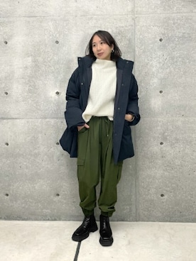 「STYLE DELI（スタイルデリ）のアイテム（ニット/セーター）」を使った、STYELEDELIさん（レディース・156cm）の冬コーディネート