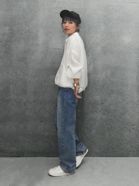 「STYLE DELI（スタイルデリ）のアイテム（キャップ）」を使った、STYELEDELIさん（レディース・153cm）の冬コーディネート