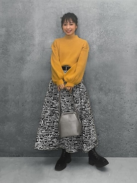 「STYLE DELI（スタイルデリ）のアイテム（バッグ）」を使った、STYELEDELIさん（レディース・153cm）の冬コーディネート