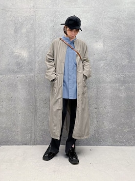 「STYLE DELI（スタイルデリ）のアイテム（キャップ）」を使った、STYELEDELIさん（レディース・157cm）の春コーディネート