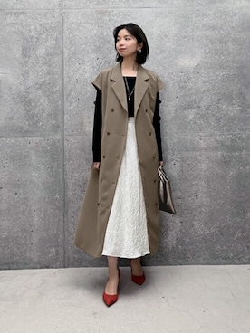 「STYLE DELI（スタイルデリ）のアイテム（アクセサリー）」を使った、STYELEDELIさん（レディース・157cm）の春コーディネート
