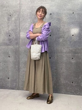 「STYLE DELI（スタイルデリ）のアイテム（アクセサリー）」を使った、STYELEDELIさん（レディース・163cm）の春コーディネート