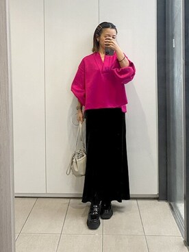 「STYLE DELI（スタイルデリ）のアイテム（バッグ）」を使った、STYELEDELIさん（レディース・153cm）の春コーディネート