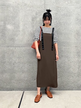 「STYLE DELI（スタイルデリ）のアイテム（バッグ）」を使った、STYELEDELIさん（レディース・157cm）の春コーディネート