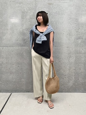 「STYLE DELI（スタイルデリ）のアイテム（キャミソール）」を使った、STYELEDELIさん（レディース・157cm）の春コーディネート
