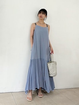 「ペールトーン」｜「アイテム（ワンピース/ドレス）」を使った、STYELEDELIさん（レディース・157cm）の春コーディネート