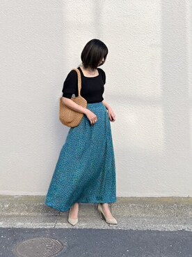 「STYLE DELI（スタイルデリ）のアイテム（アクセサリー）」を使った、STYELEDELIさん（レディース・157cm）の春コーディネート