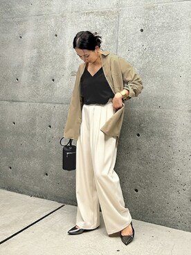 「STYLE DELI（スタイルデリ）のアイテム（アクセサリー）」を使った、STYELEDELIさん（レディース・156cm）の秋コーディネート