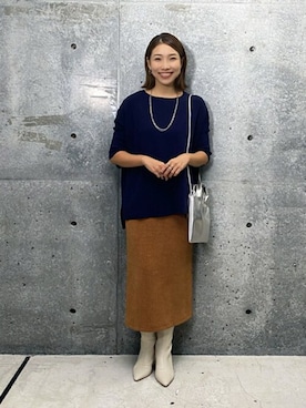 「STYLE DELI（スタイルデリ）のアイテム（アクセサリー）」を使った、STYELEDELIさん（レディース・157cm）の冬コーディネート