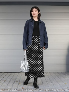 「STYLE DELI（スタイルデリ）のアイテム（ジャケット/アウター）」を使った、STYELEDELIさん（レディース・168cm）の冬コーディネート