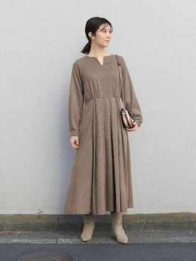 「STYLE DELI（スタイルデリ）のアイテム（ワンピース/ドレス）」を使った、STYELEDELIさん（レディース・168cm）の春コーディネート