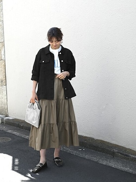 「STYLE DELI（スタイルデリ）のアイテム（ジャケット/アウター）」を使った、STYELEDELIさん（レディース・169cm）の春コーディネート