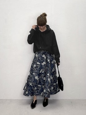 「STYLE DELI（スタイルデリ）のアイテム（スカート）」を使った、STYELEDELIさん（レディース・157cm）の春コーディネート
