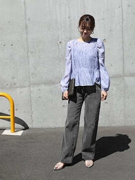 「STYLE DELI（スタイルデリ）のアイテム（パンツ）」を使った、STYELEDELIさん（レディース・169cm）の春コーディネート