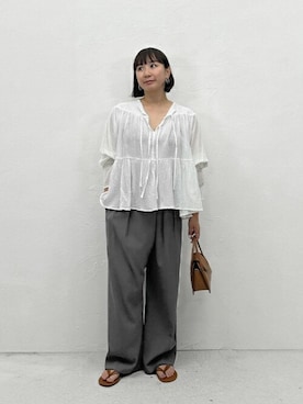 「STYLE DELI（スタイルデリ）のアイテム（パンツ）」を使った、STYELEDELIさん（レディース・156cm）の春コーディネート