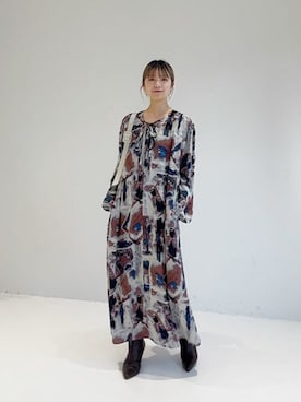 「STYLE DELI（スタイルデリ）のアイテム（ワンピース/ドレス）」を使った、STYELEDELIさん（レディース・157cm）の春コーディネート