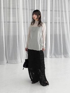 「STYLE DELI（スタイルデリ）のアイテム（パンツ）」を使った、STYELEDELIさん（レディース・157cm）の春コーディネート
