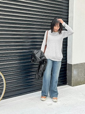 「STYLE DELI（スタイルデリ）のアイテム（ジャケット/アウター）」を使った、STYELEDELIさん（レディース・156cm）の春コーディネート