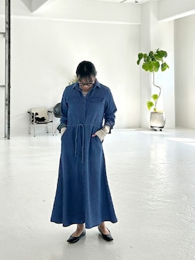 「STYLE DELI（スタイルデリ）のアイテム（ワンピース/ドレス）」を使った、STYELEDELIさん（レディース・156cm）の春コーディネート