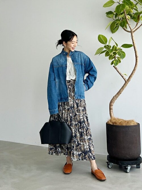 STYLE DELI（スタイルデリ）の「ブリーチデニムライダース