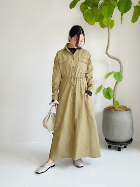 「STYLE DELI（スタイルデリ）のアイテム（ワンピース/ドレス）」を使った、STYELEDELIさん（レディース・157cm）の春コーディネート