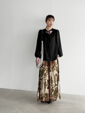 「STYLE DELI（スタイルデリ）のアイテム（パンツ）」を使った、STYELEDELIさん（レディース・157cm）の春コーディネート