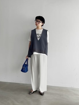 「STYLE DELI（スタイルデリ）のアイテム（パンツ）」を使った、STYELEDELIさん（レディース・157cm）の春コーディネート