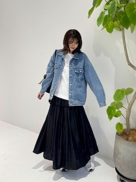 「STYLE DELI（スタイルデリ）のアイテム（ジャケット/アウター）」を使った、STYELEDELIさん（レディース・169cm）の春コーディネート