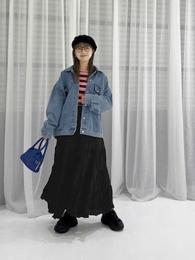 「STYLE DELI（スタイルデリ）のアイテム（ジャケット/アウター）」を使った、STYELEDELIさん（レディース・157cm）の春コーディネート