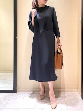 「シック」｜「アイテム（ワンピース/ドレス）」を使った、NEWYORKER_WOMENSさん（レディース・162cm）の夏コーディネート