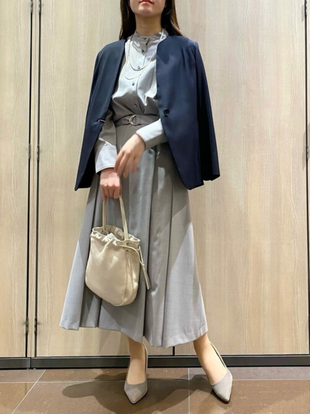 NEWYORKER（ニューヨーカー）の「ソフトサキソニー ベルト付きノー