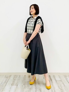 「着やせコーデ」｜NEWYORKER_WOMENSさん（レディース・158cm）の夏コーディネート