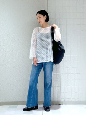 「アパートバイローリーズ」｜「アイテム（ローファー）」を使った、keicoさん（レディース・168cm）の秋コーディネート