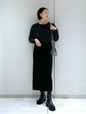 「アパートバイローリーズ」｜「アイテム（ワンピース/ドレス）」を使った、keicoさん（レディース・168cm）の秋コーディネート