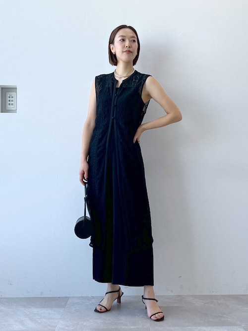 セール】【オケージョンアイテム】C＊レースジレセットサロペット