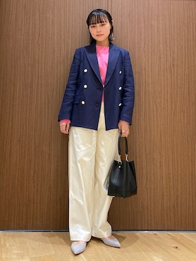 「SHIPS for women」｜吉田さん（レディース・158cm）の冬コーディネート